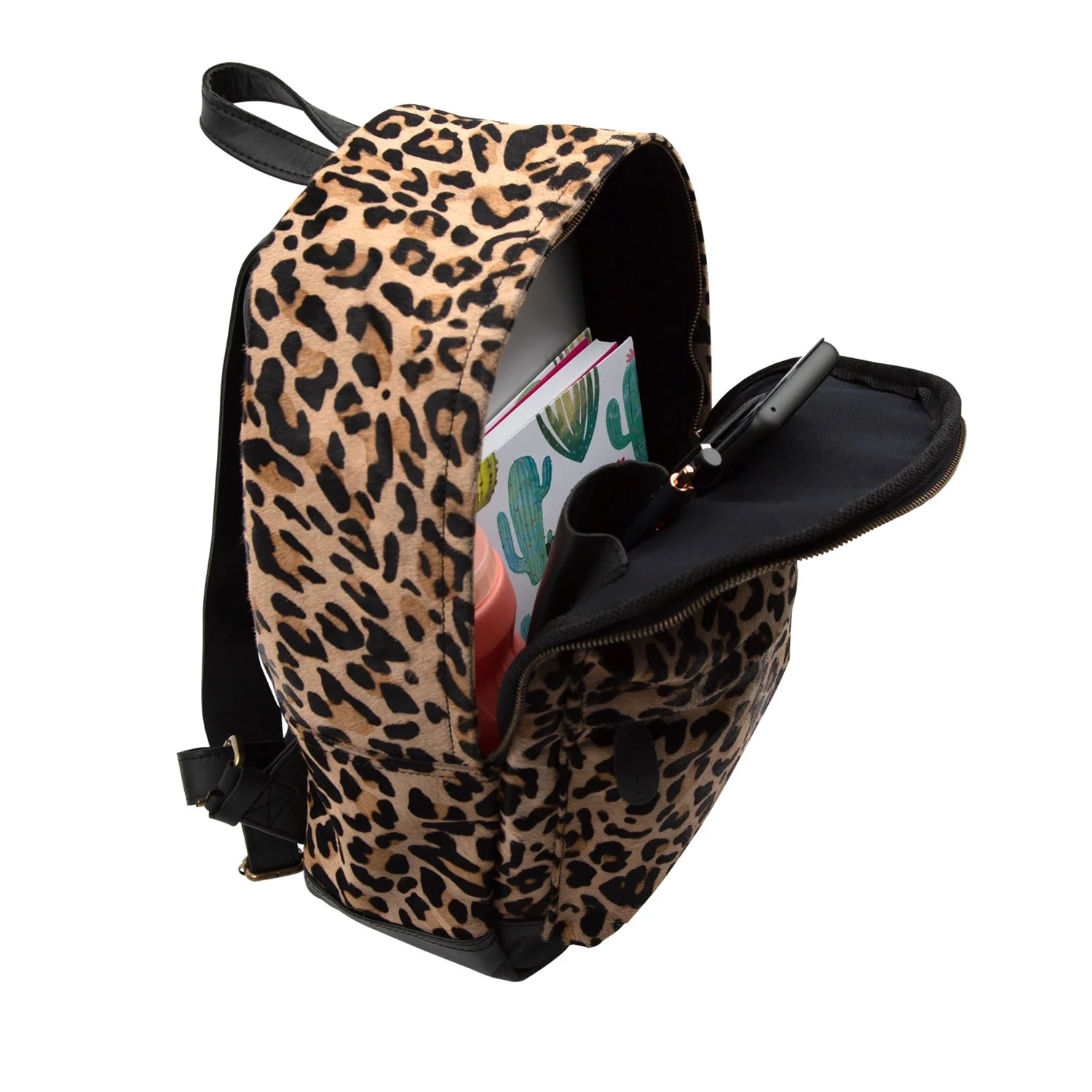 The Classic Cowhide Backpack (Leopard Print) - Image 6