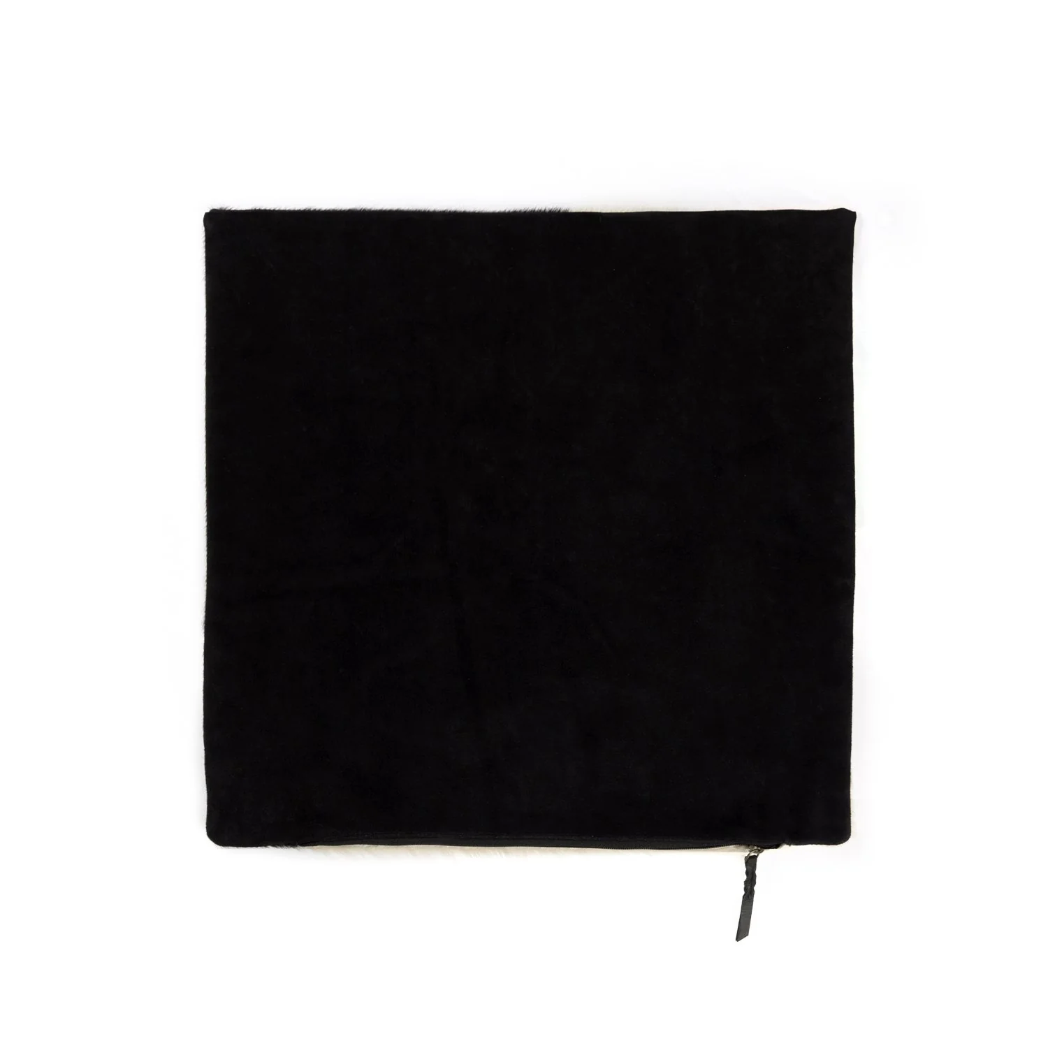 Black & White Natural Cowhide Cushion Cover - Image 4