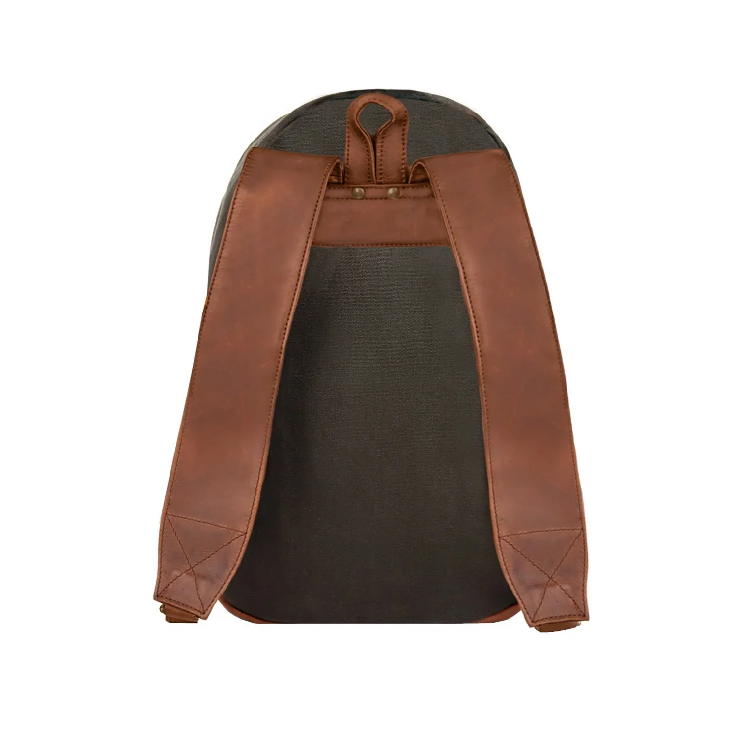 The Classic Backpack - Green Canvas - Image 7