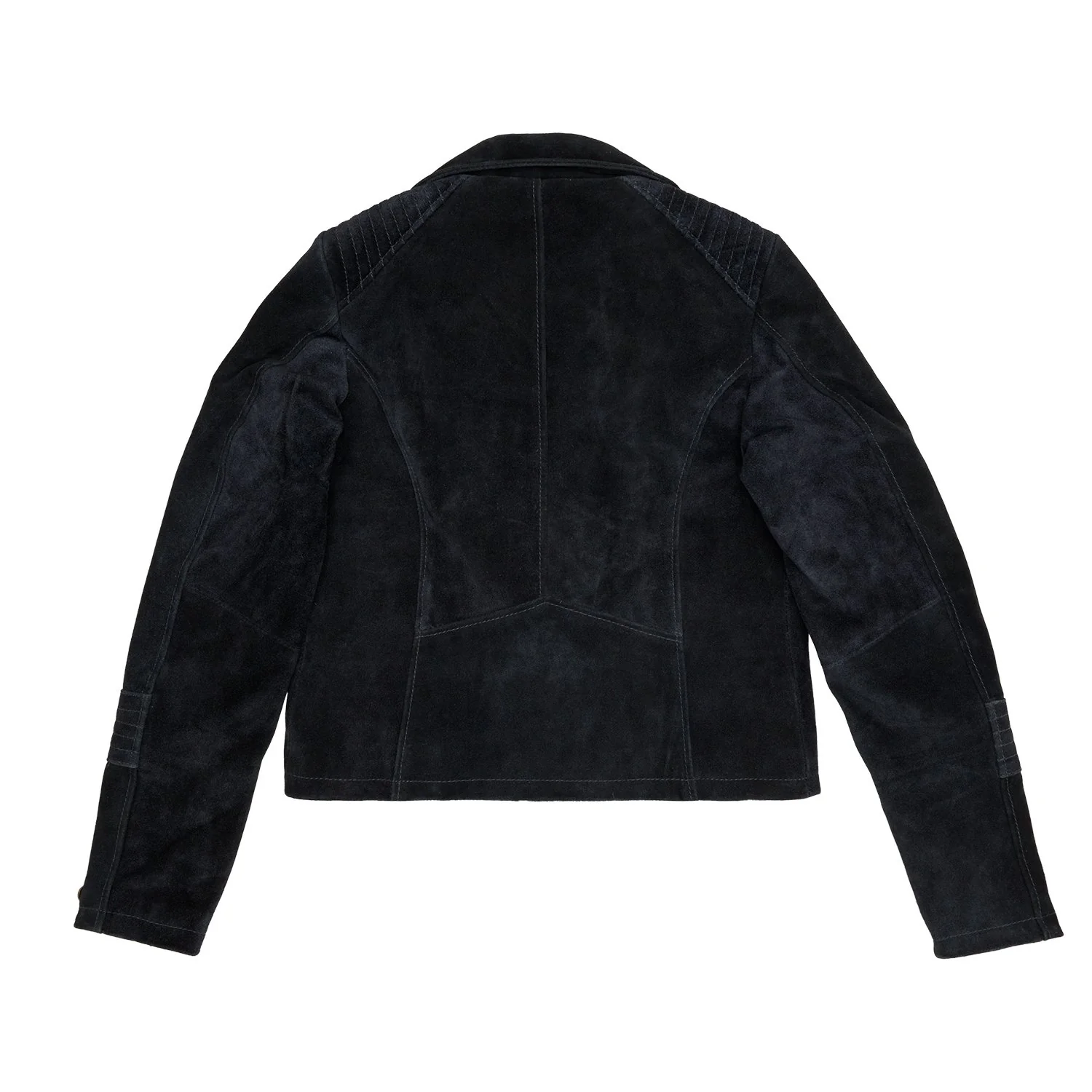 Ladies Suede Biker Jacket - Image 5