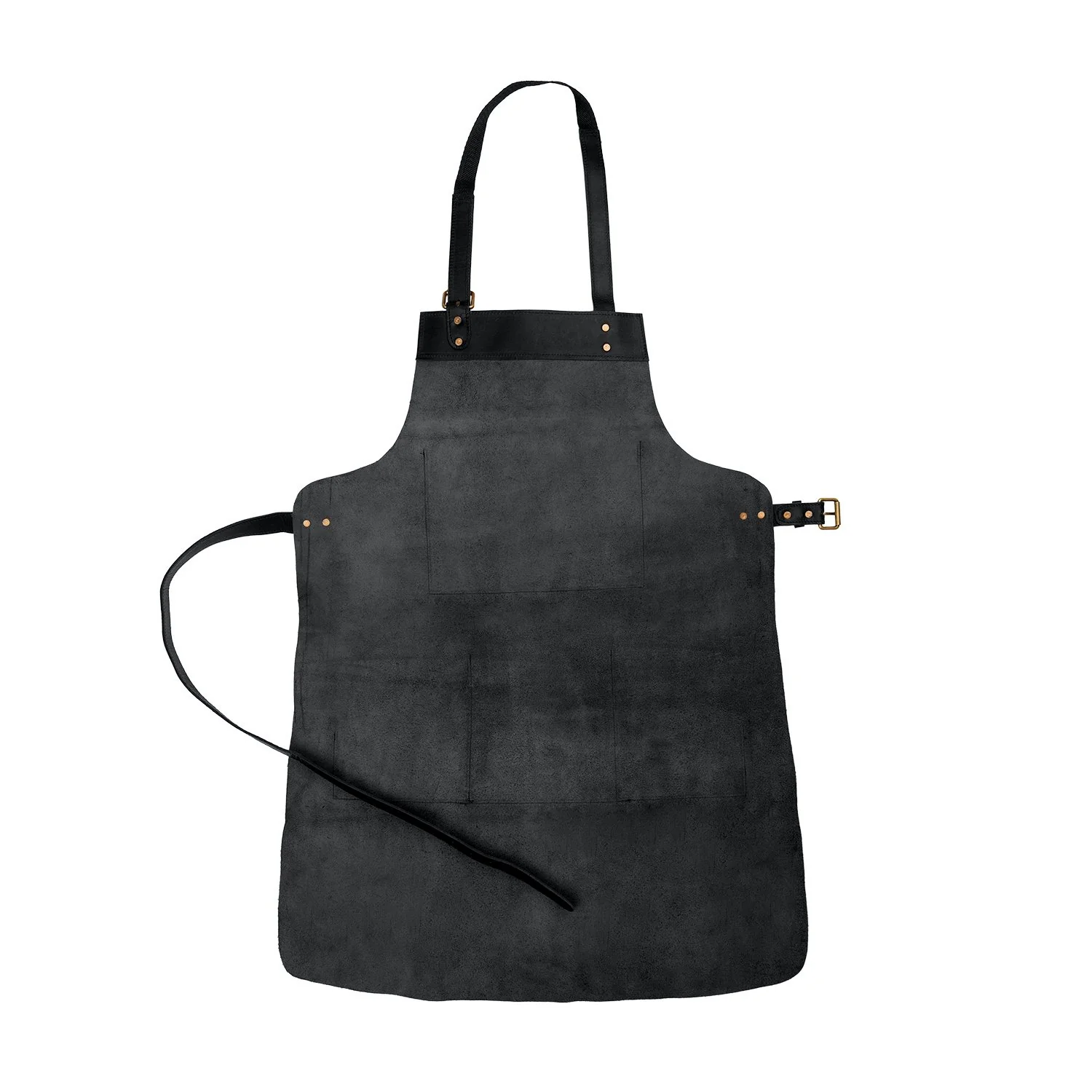 Multi-Pocket Leather Apron - Image 4