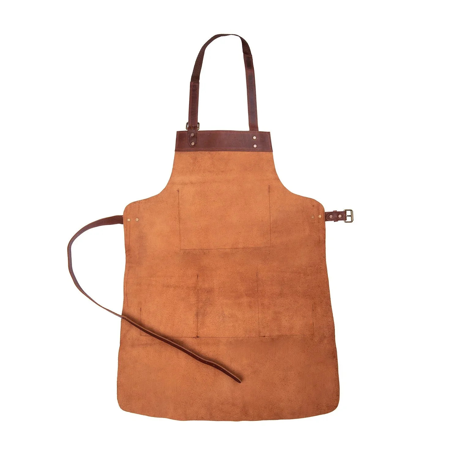 Multi-Pocket Leather Apron - Image 6