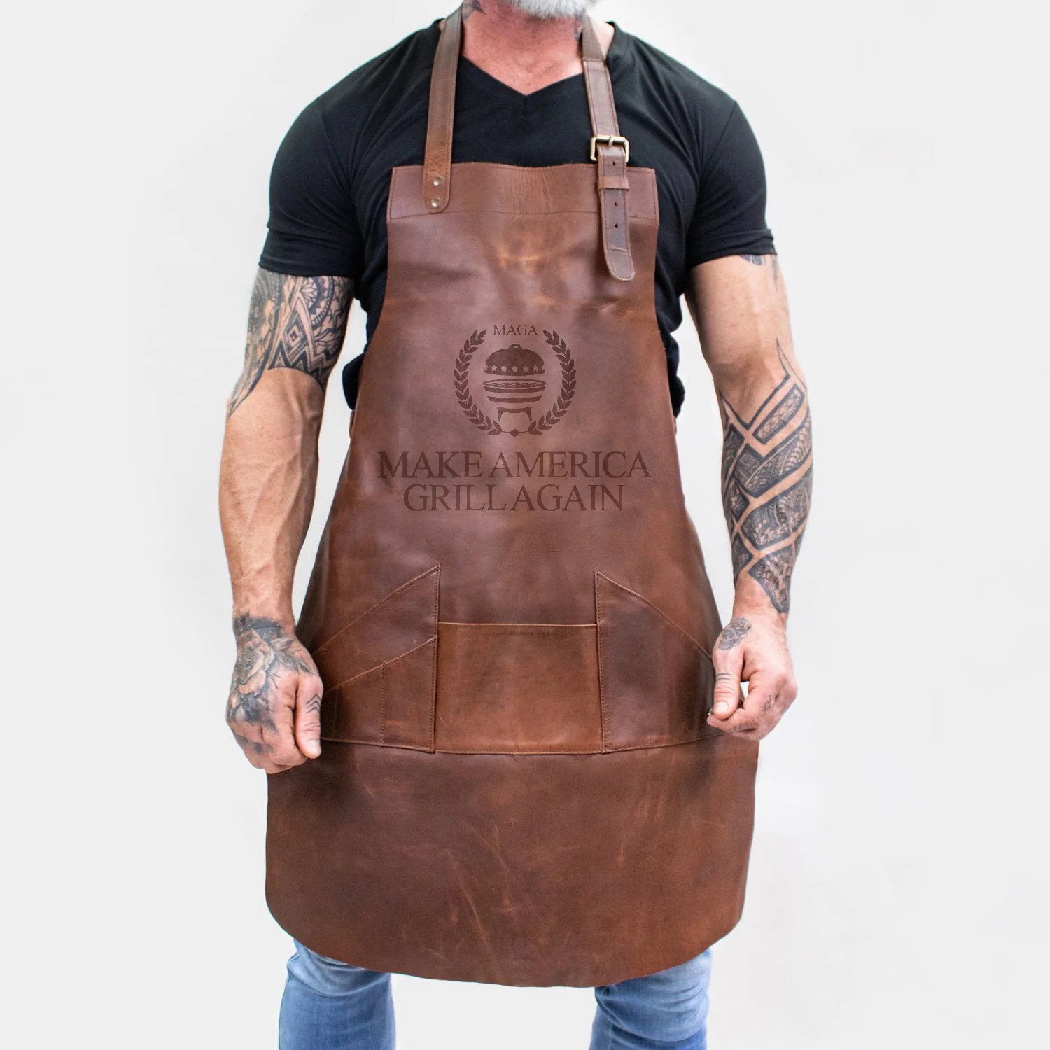Personalized MAGA Grill Apron - Image 3